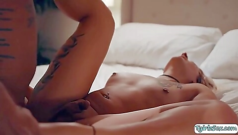 Busty stepmom gets anal fucked by a perverted stepbrother