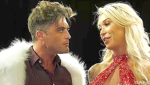 Hot blonde is a deepthroat and we love her big tits