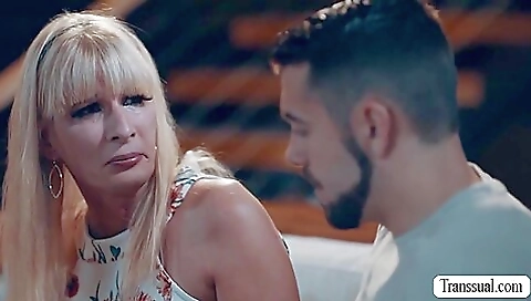 Big ass brunette stepmom with big boobs fucked by her stepson